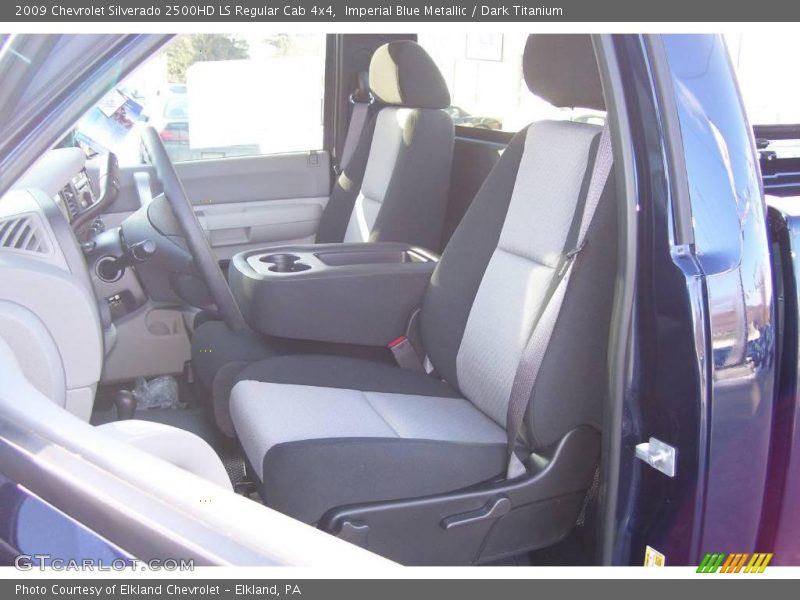 Imperial Blue Metallic / Dark Titanium 2009 Chevrolet Silverado 2500HD LS Regular Cab 4x4