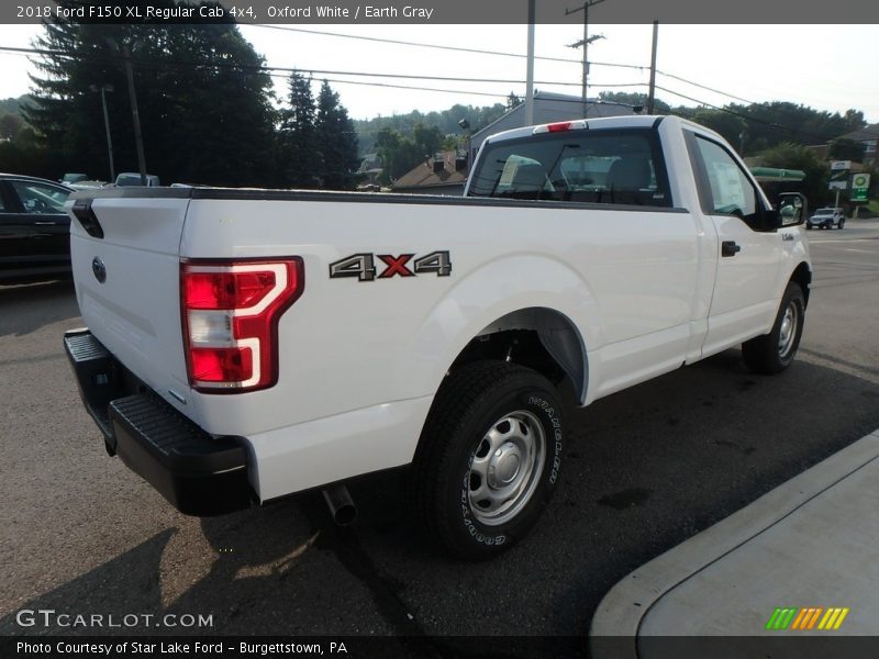 Oxford White / Earth Gray 2018 Ford F150 XL Regular Cab 4x4