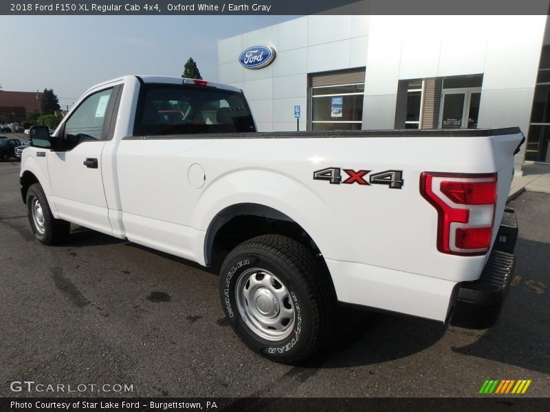 Oxford White / Earth Gray 2018 Ford F150 XL Regular Cab 4x4