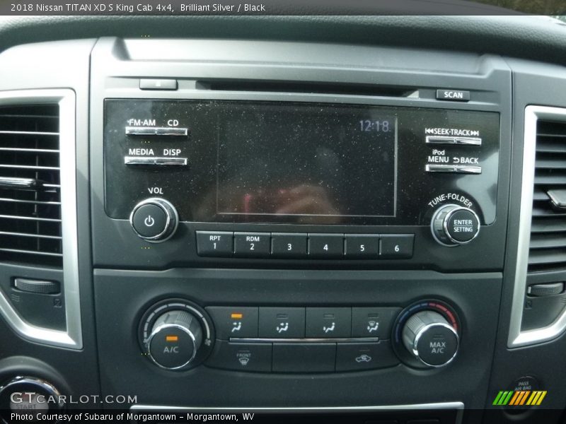 Brilliant Silver / Black 2018 Nissan TITAN XD S King Cab 4x4
