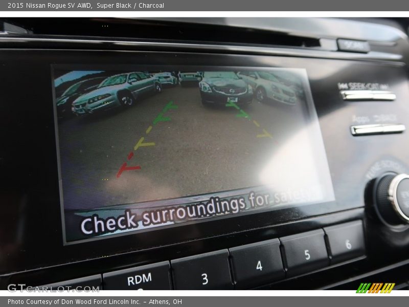Super Black / Charcoal 2015 Nissan Rogue SV AWD