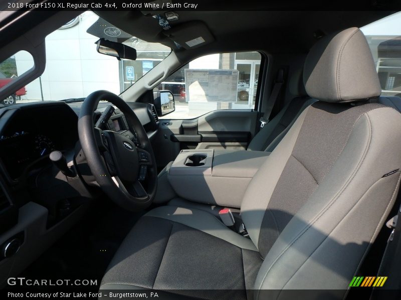 Oxford White / Earth Gray 2018 Ford F150 XL Regular Cab 4x4