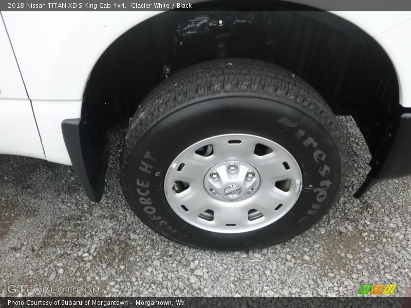 Glacier White / Black 2018 Nissan TITAN XD S King Cab 4x4