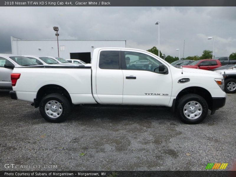 Glacier White / Black 2018 Nissan TITAN XD S King Cab 4x4