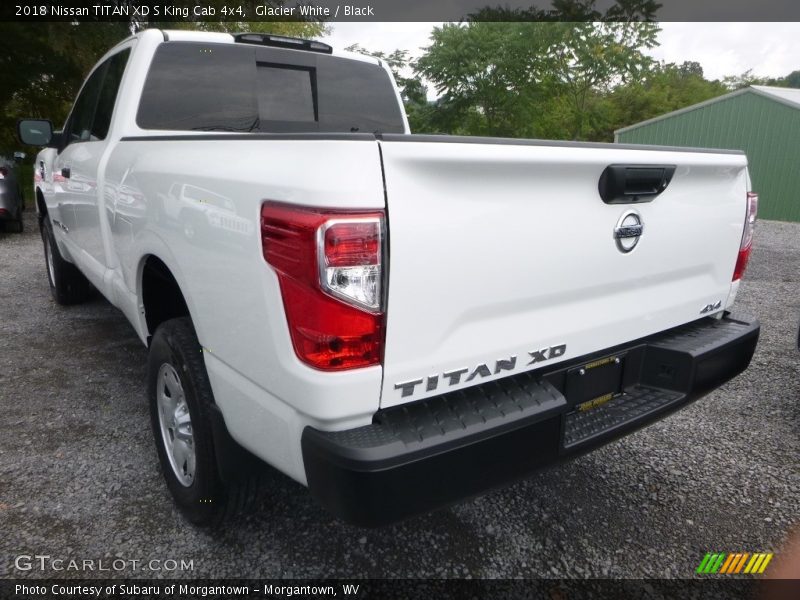 Glacier White / Black 2018 Nissan TITAN XD S King Cab 4x4