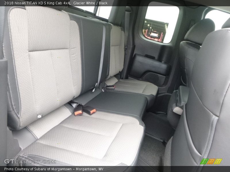 Glacier White / Black 2018 Nissan TITAN XD S King Cab 4x4