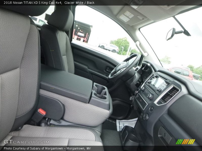 Glacier White / Black 2018 Nissan TITAN XD S King Cab 4x4