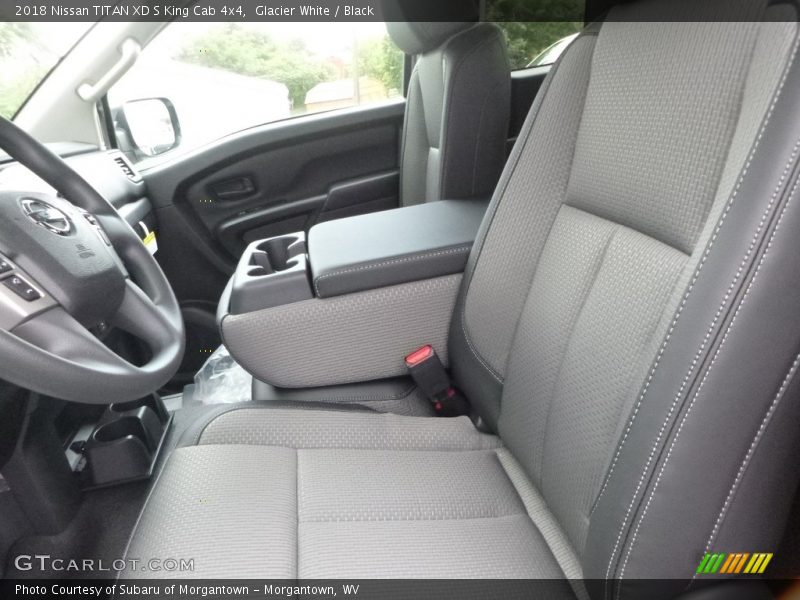 Glacier White / Black 2018 Nissan TITAN XD S King Cab 4x4