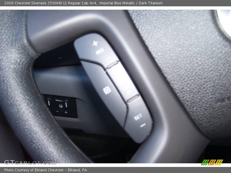 Imperial Blue Metallic / Dark Titanium 2009 Chevrolet Silverado 2500HD LS Regular Cab 4x4