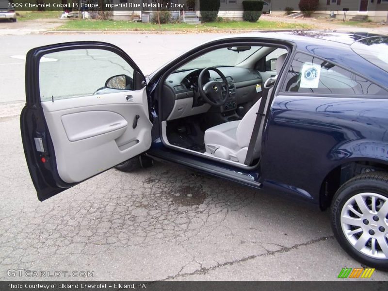 Imperial Blue Metallic / Gray 2009 Chevrolet Cobalt LS Coupe