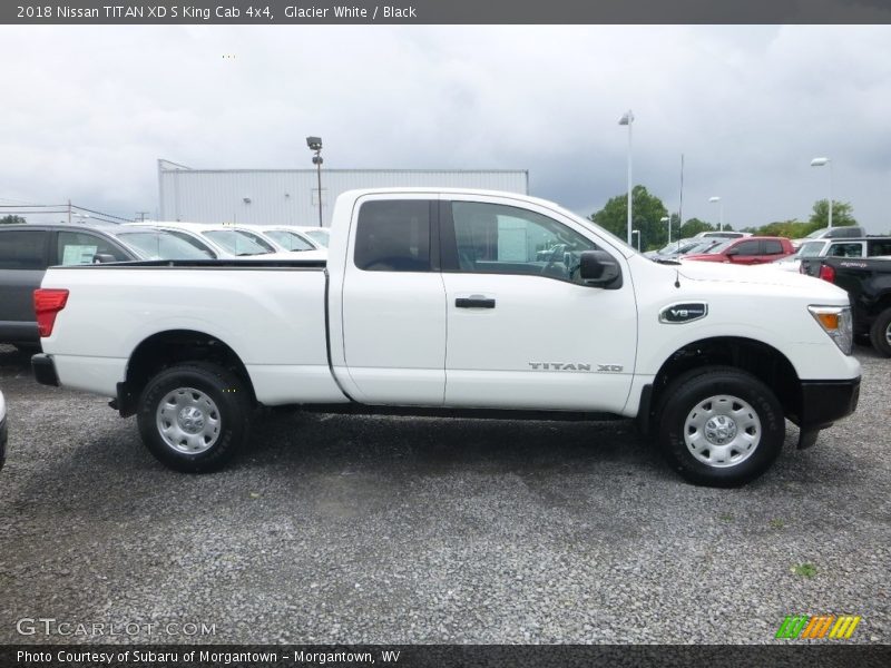 Glacier White / Black 2018 Nissan TITAN XD S King Cab 4x4