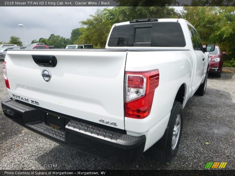 Glacier White / Black 2018 Nissan TITAN XD S King Cab 4x4