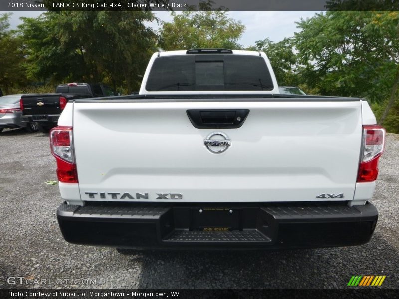 Glacier White / Black 2018 Nissan TITAN XD S King Cab 4x4