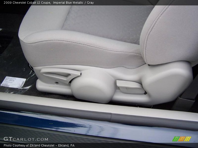 Imperial Blue Metallic / Gray 2009 Chevrolet Cobalt LS Coupe