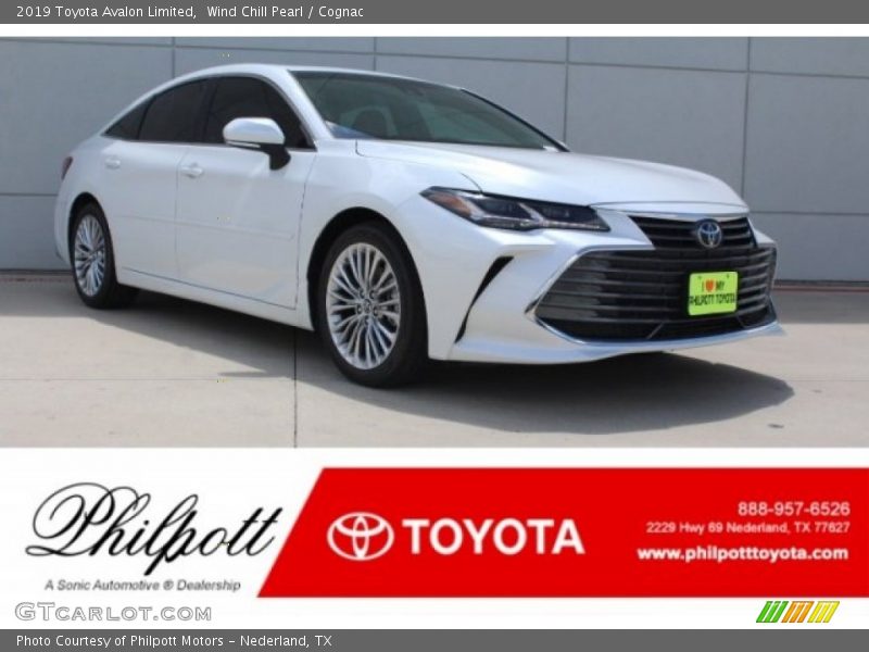 Wind Chill Pearl / Cognac 2019 Toyota Avalon Limited