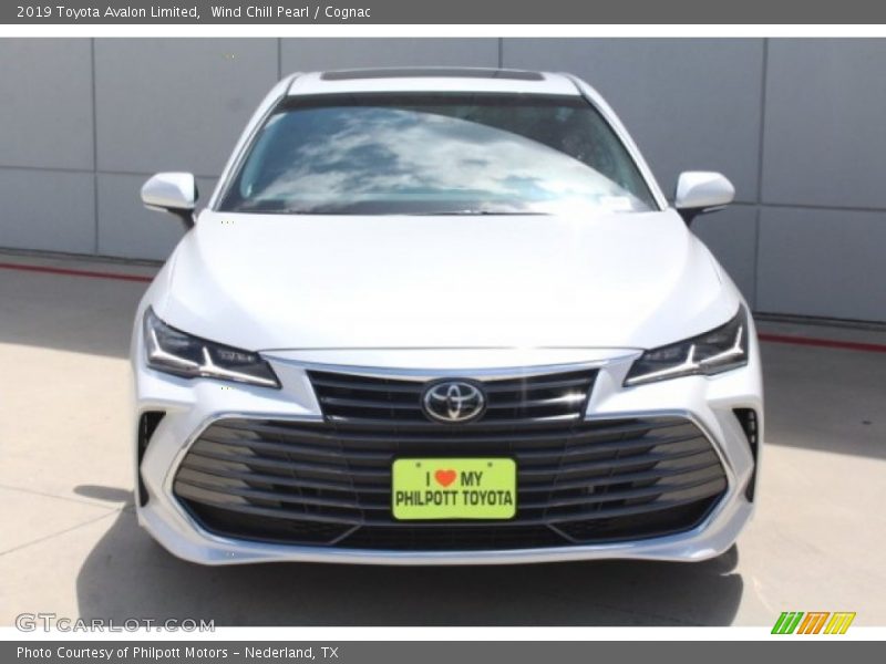 Wind Chill Pearl / Cognac 2019 Toyota Avalon Limited
