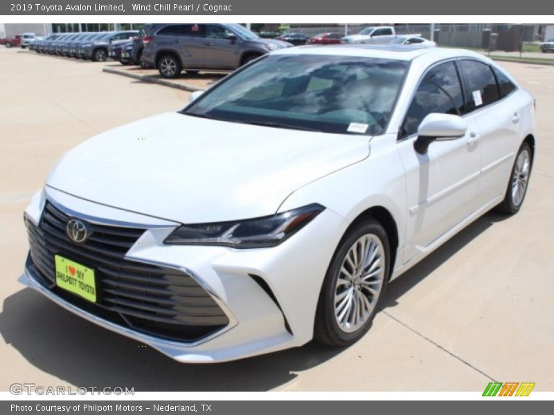 Wind Chill Pearl / Cognac 2019 Toyota Avalon Limited
