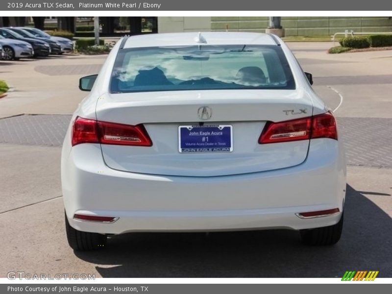 Platinum White Pearl / Ebony 2019 Acura TLX Sedan