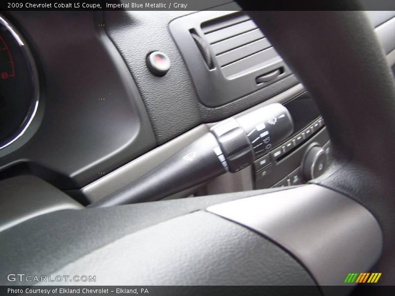 Imperial Blue Metallic / Gray 2009 Chevrolet Cobalt LS Coupe