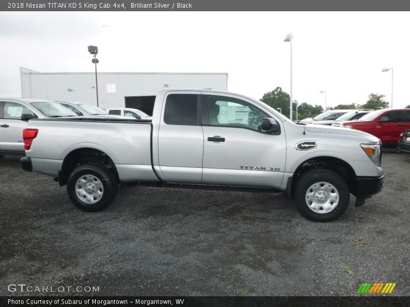 Brilliant Silver / Black 2018 Nissan TITAN XD S King Cab 4x4
