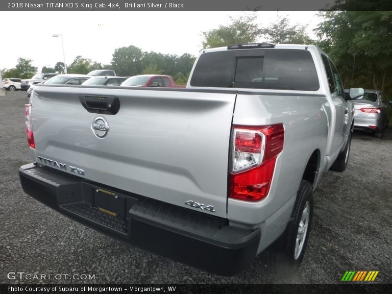 Brilliant Silver / Black 2018 Nissan TITAN XD S King Cab 4x4