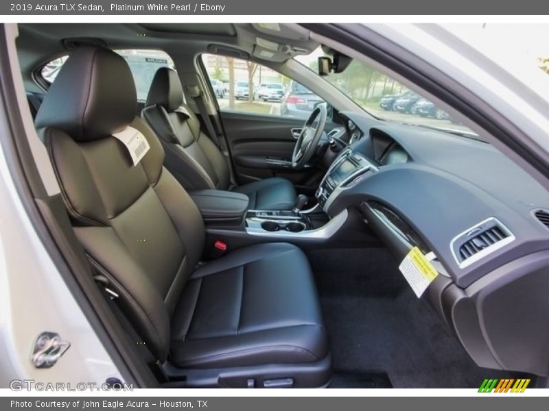 Platinum White Pearl / Ebony 2019 Acura TLX Sedan