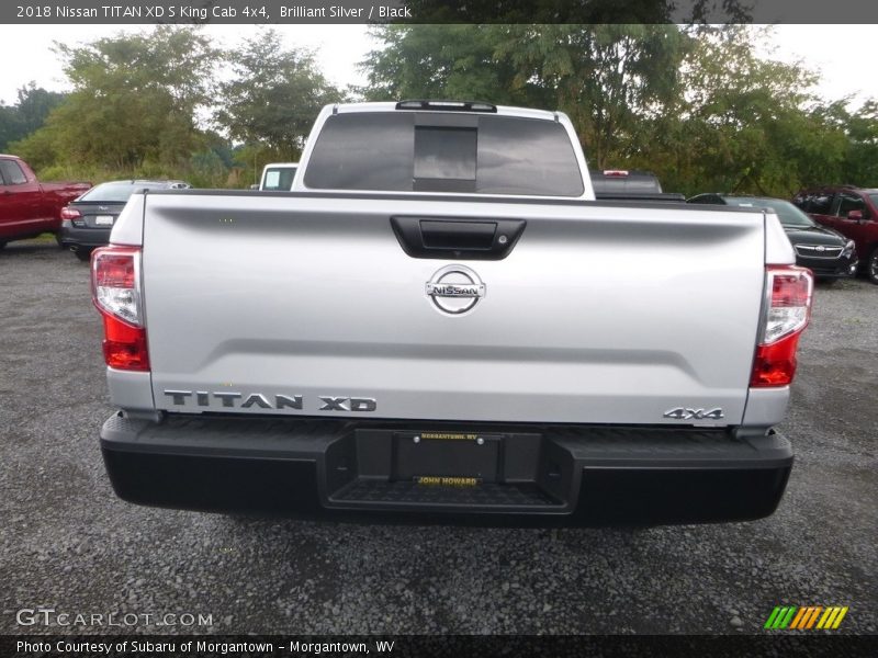 Brilliant Silver / Black 2018 Nissan TITAN XD S King Cab 4x4