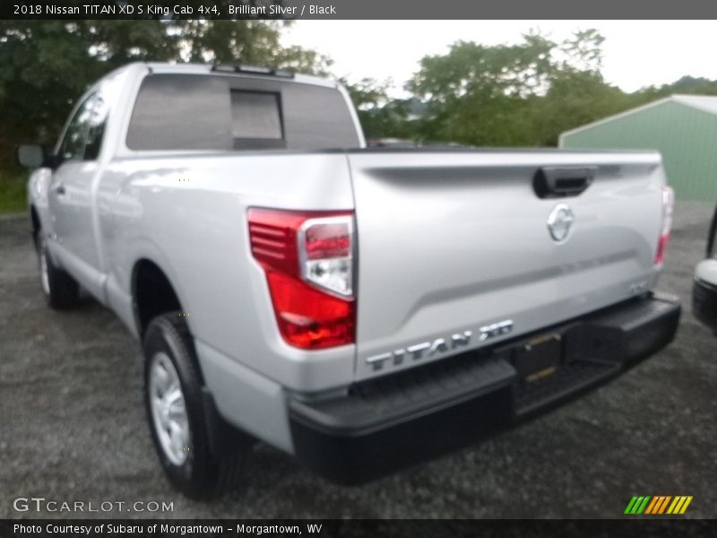 Brilliant Silver / Black 2018 Nissan TITAN XD S King Cab 4x4