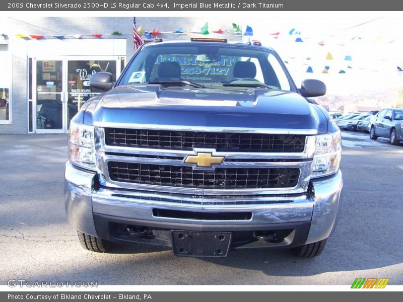 Imperial Blue Metallic / Dark Titanium 2009 Chevrolet Silverado 2500HD LS Regular Cab 4x4