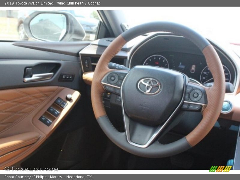 Wind Chill Pearl / Cognac 2019 Toyota Avalon Limited