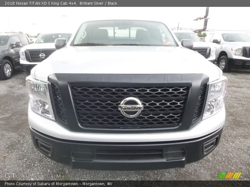 Brilliant Silver / Black 2018 Nissan TITAN XD S King Cab 4x4