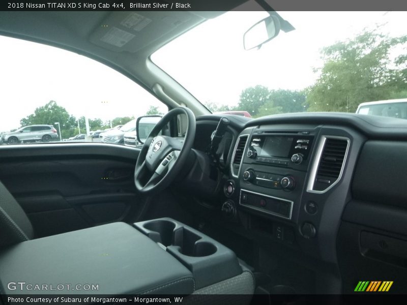 Brilliant Silver / Black 2018 Nissan TITAN XD S King Cab 4x4