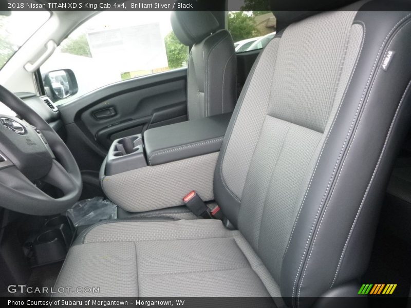 Brilliant Silver / Black 2018 Nissan TITAN XD S King Cab 4x4