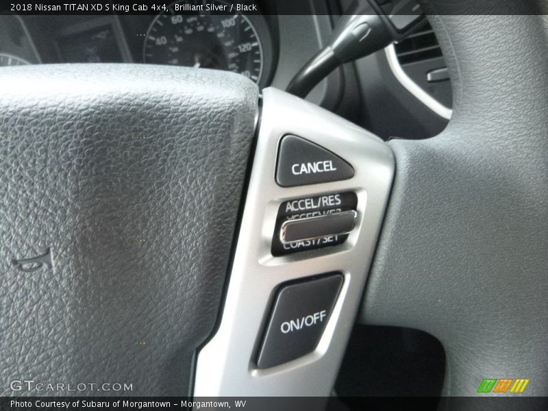 Brilliant Silver / Black 2018 Nissan TITAN XD S King Cab 4x4