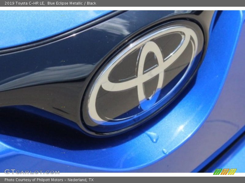 Blue Eclipse Metallic / Black 2019 Toyota C-HR LE