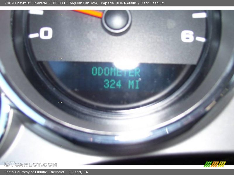 Imperial Blue Metallic / Dark Titanium 2009 Chevrolet Silverado 2500HD LS Regular Cab 4x4