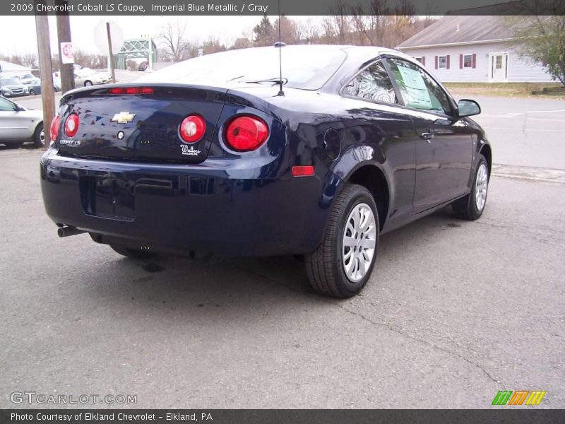 Imperial Blue Metallic / Gray 2009 Chevrolet Cobalt LS Coupe