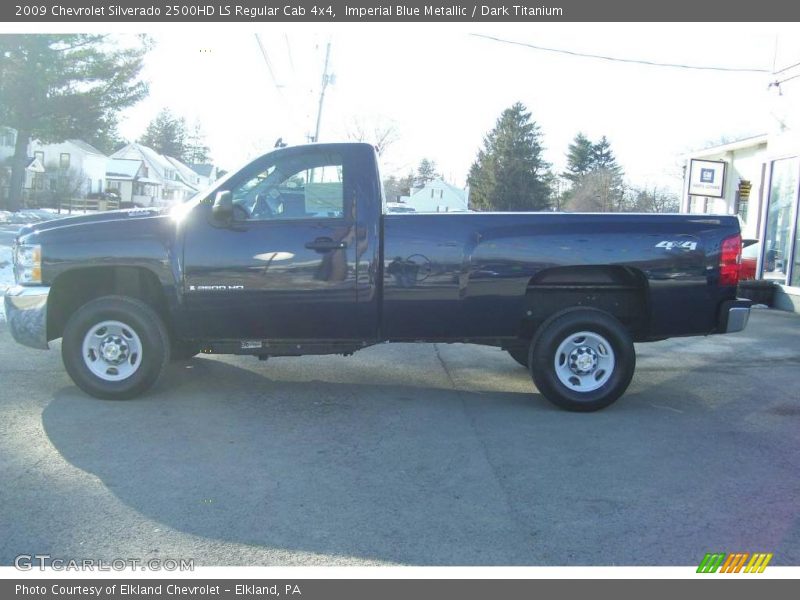Imperial Blue Metallic / Dark Titanium 2009 Chevrolet Silverado 2500HD LS Regular Cab 4x4