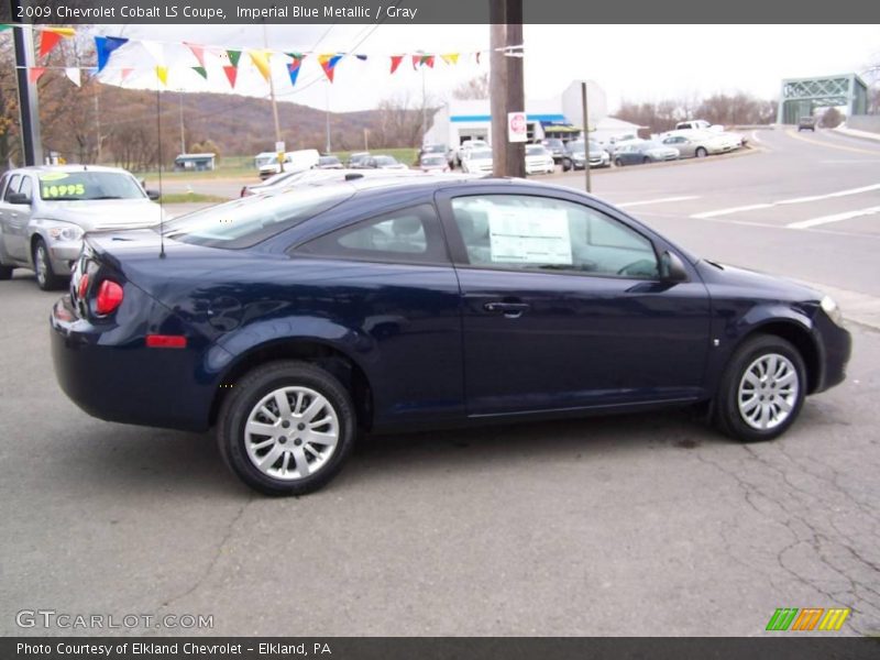 Imperial Blue Metallic / Gray 2009 Chevrolet Cobalt LS Coupe