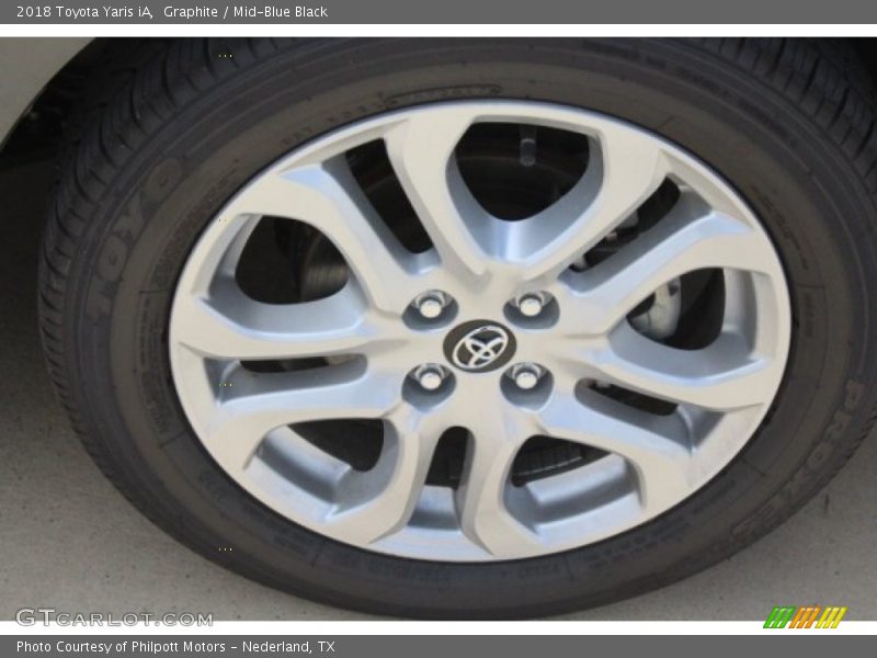 Graphite / Mid-Blue Black 2018 Toyota Yaris iA