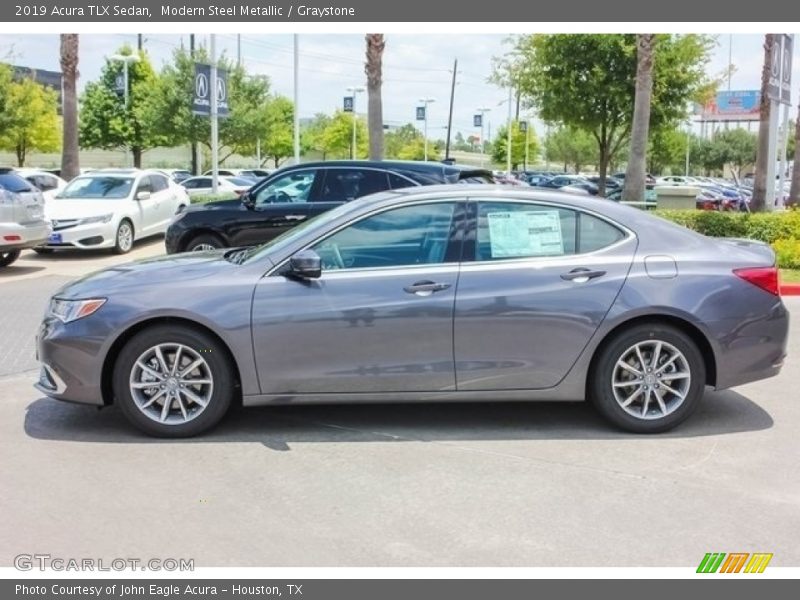 Modern Steel Metallic / Graystone 2019 Acura TLX Sedan