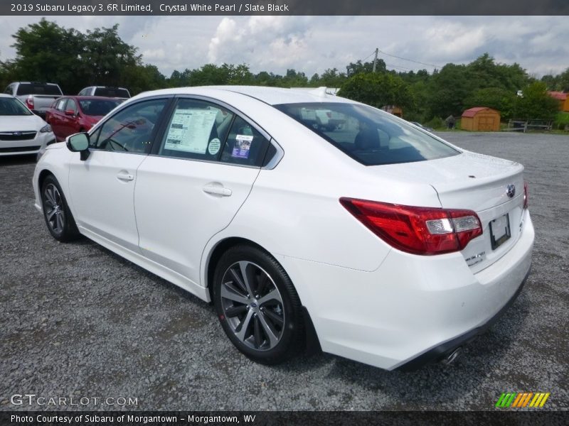 Crystal White Pearl / Slate Black 2019 Subaru Legacy 3.6R Limited