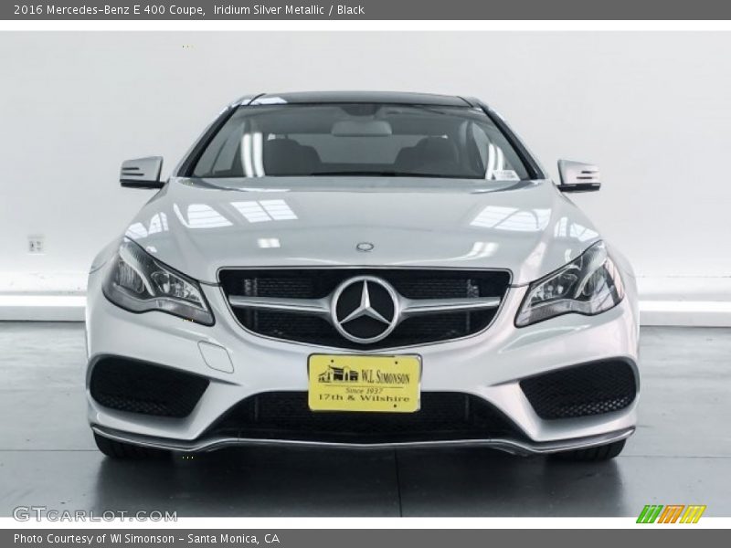 Iridium Silver Metallic / Black 2016 Mercedes-Benz E 400 Coupe