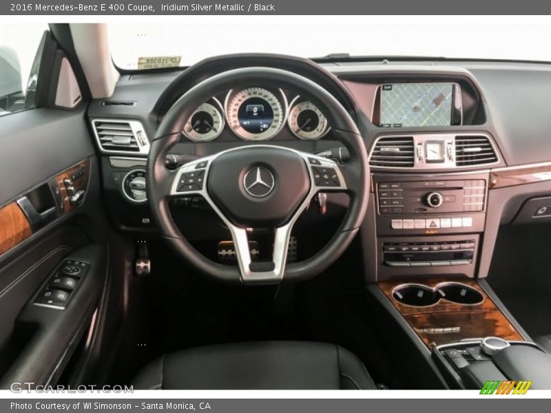 Iridium Silver Metallic / Black 2016 Mercedes-Benz E 400 Coupe