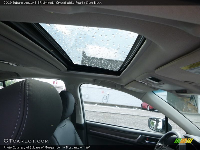Crystal White Pearl / Slate Black 2019 Subaru Legacy 3.6R Limited