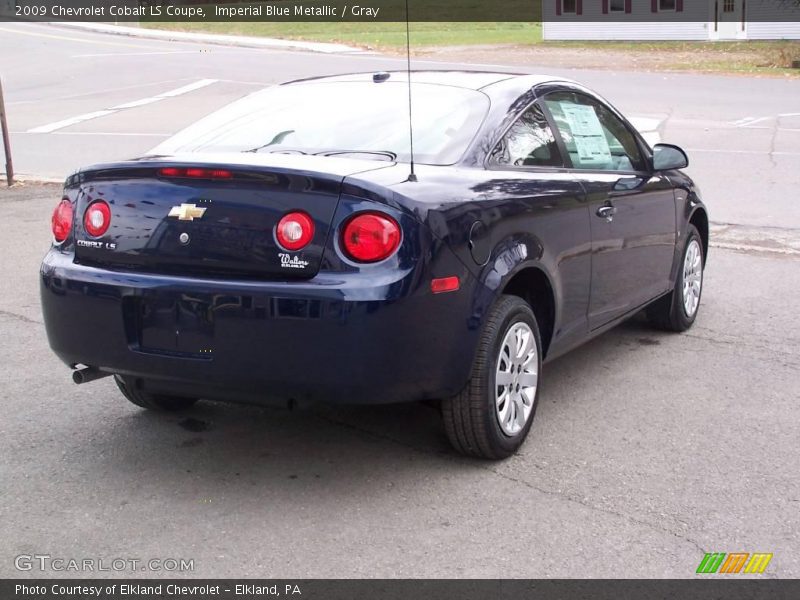 Imperial Blue Metallic / Gray 2009 Chevrolet Cobalt LS Coupe