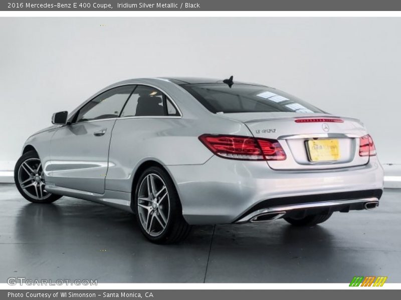 Iridium Silver Metallic / Black 2016 Mercedes-Benz E 400 Coupe