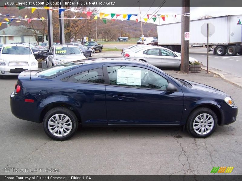 Imperial Blue Metallic / Gray 2009 Chevrolet Cobalt LS Coupe