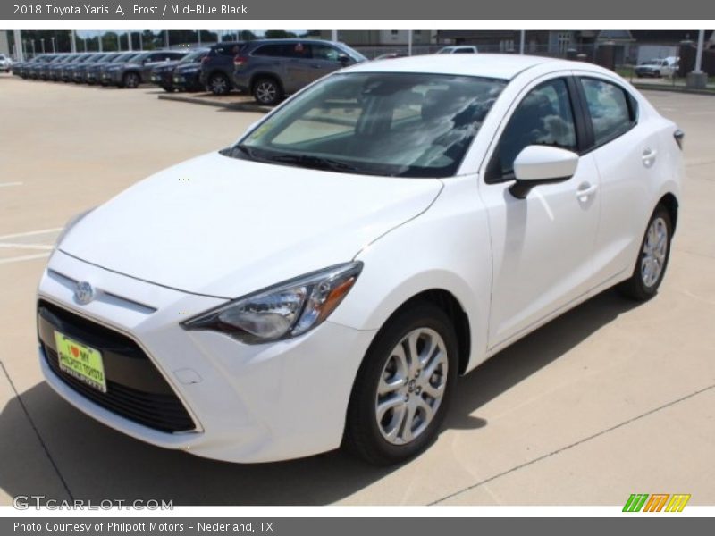 Frost / Mid-Blue Black 2018 Toyota Yaris iA