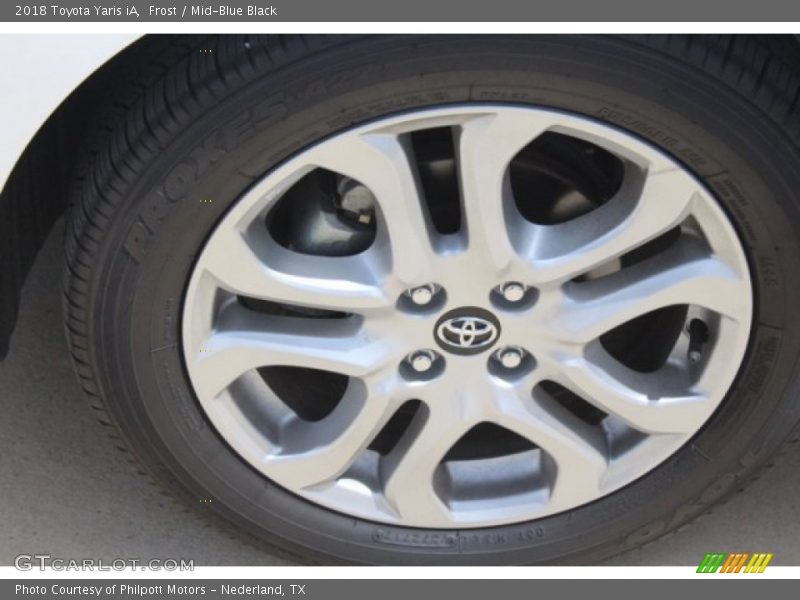 Frost / Mid-Blue Black 2018 Toyota Yaris iA